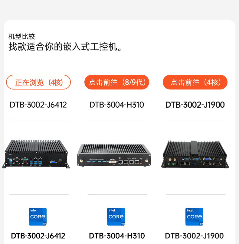 PA视讯嵌入式无风扇工控机,迷你低功耗工业电脑,DTB-3002-J6412.jpg PA视讯嵌入式无风扇工控机,迷你低功耗工业电脑,DTB-3002-J6412.jpg