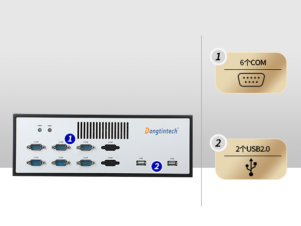 PA视讯桌面式工控机,迷你工业主机,EPC-3100