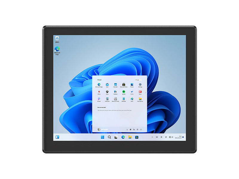 17寸触摸工控一体机,PA视讯工业触控平板电脑,DTP-1709-N5100