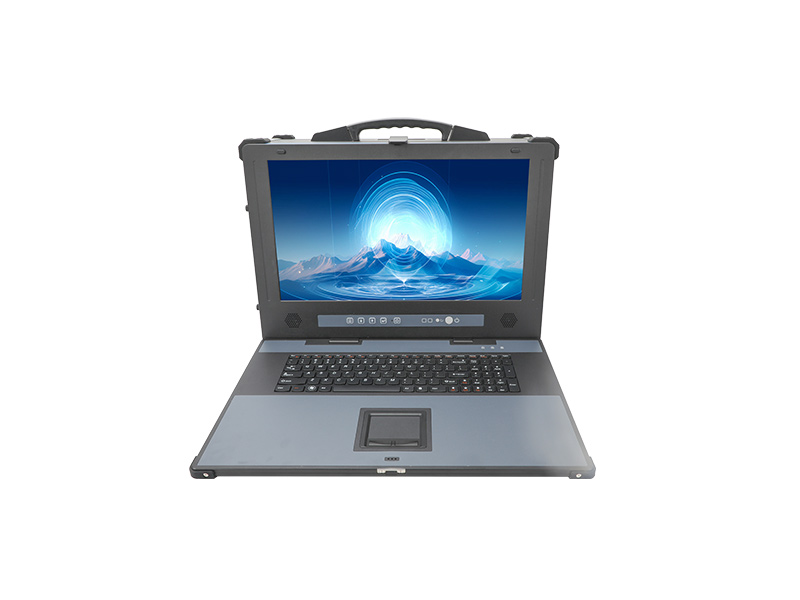 PA视讯单屏加固便携机,国产下翻式便携工控机,DTG-1417ZD-D3350MA