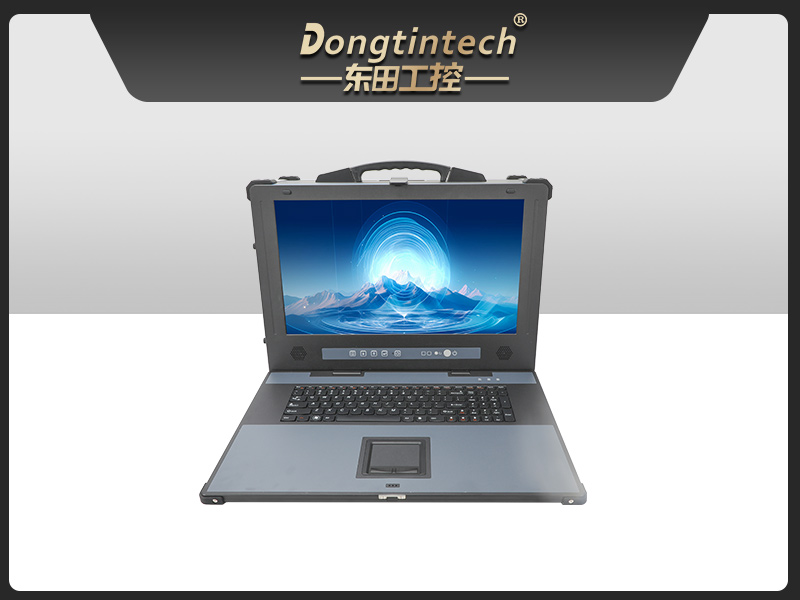 PA视讯单屏加固便携机,国产下翻式便携工控机,DTG-1417ZD-D3350MA